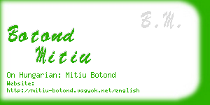 botond mitiu business card